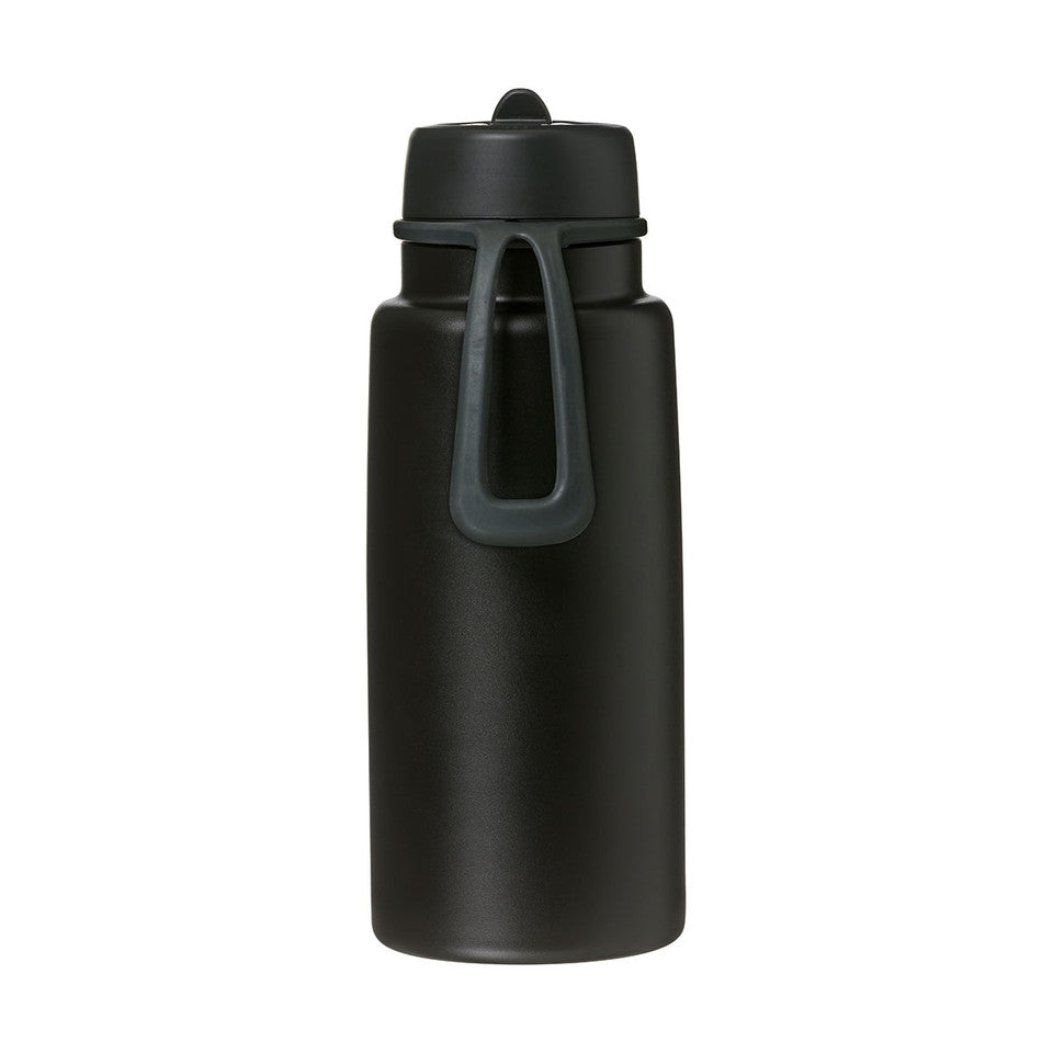 B.box Insulated Drinking Bottle with rubber strap back view
