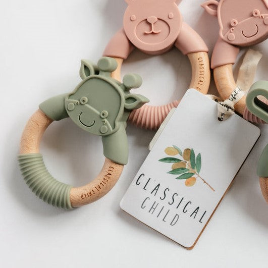 Classical Child giraffe teether