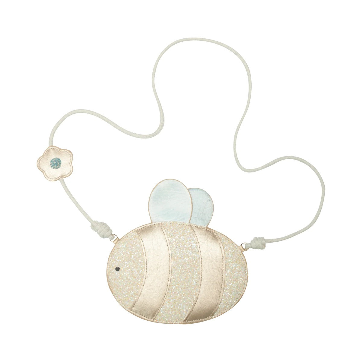 Bee shaped bag with glitter attached to strap:image,small_image,thumbnail,swatch_image