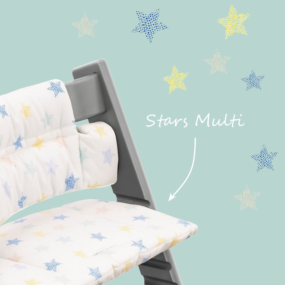 Stokke tripp trapp cushion stars multi