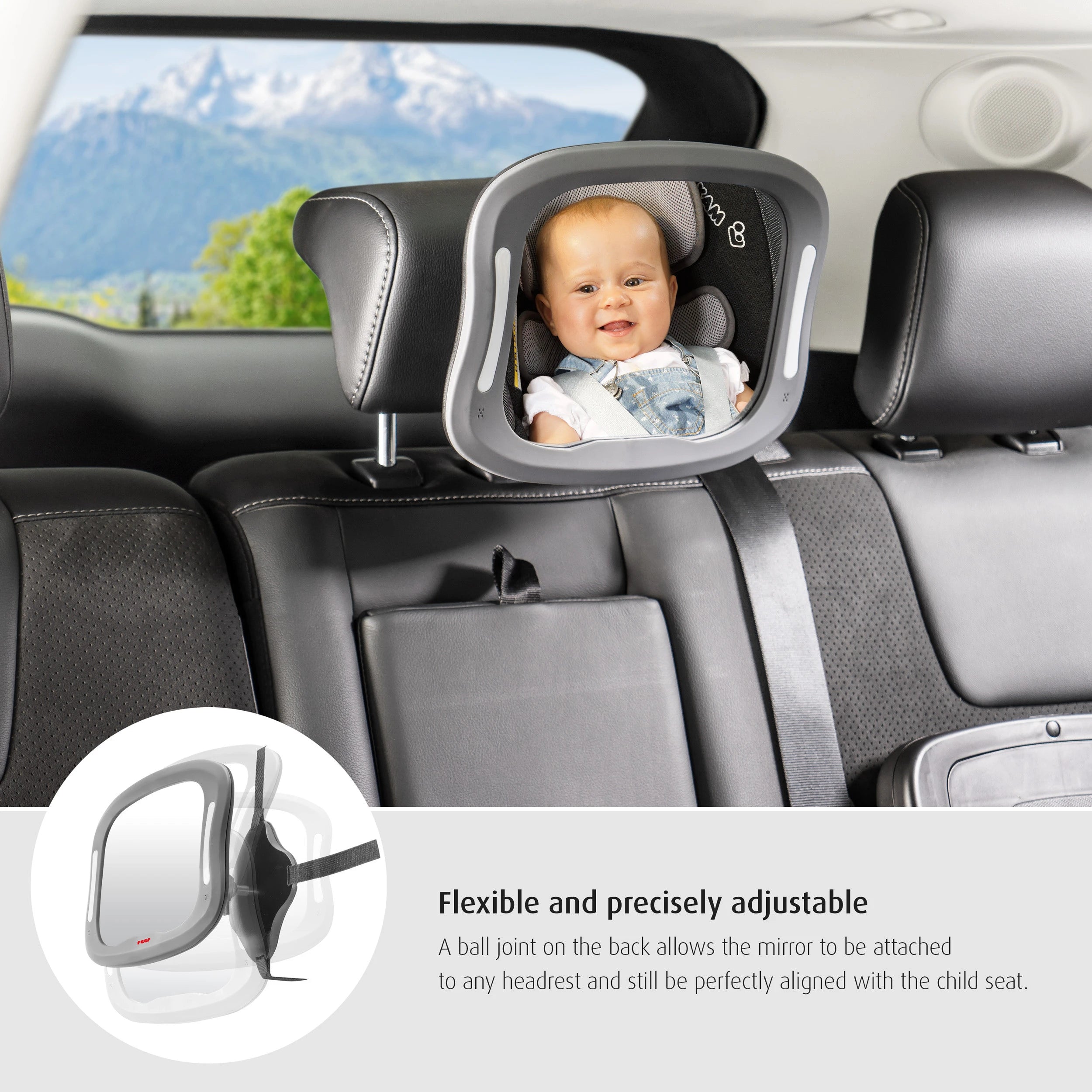 LED Baby View Mirror