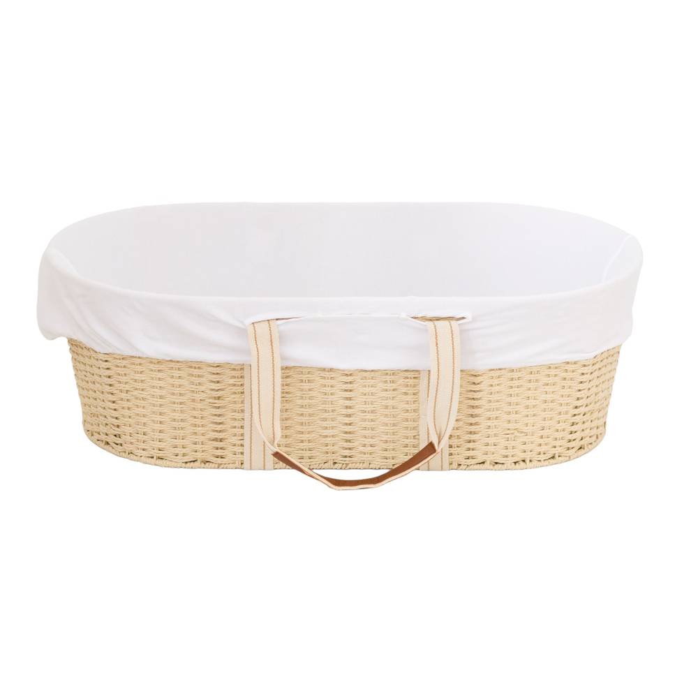 Nestling Moses Basket Muslin Liner White