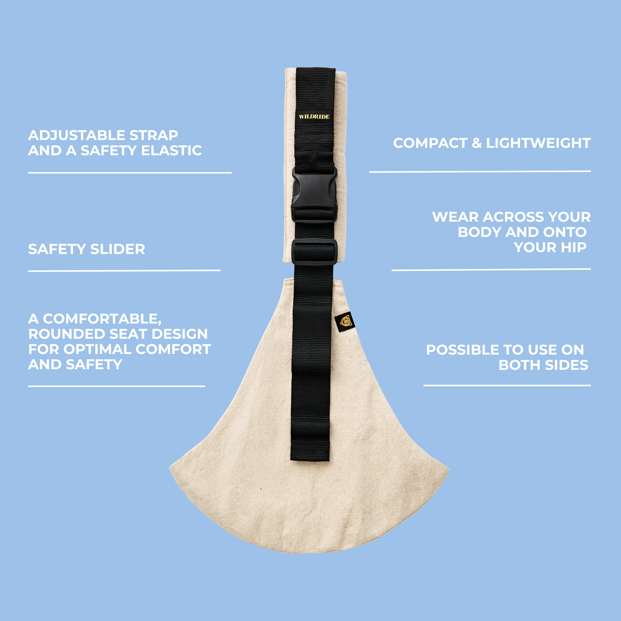 Wildride Toddler Carrier Sand Linen - Wildride