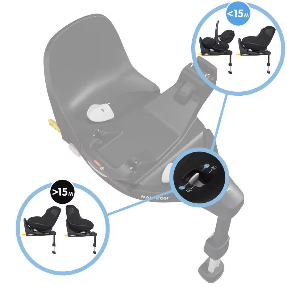 Maxi Cosi Family Fix 360 Pro Base ft. Slide Tech - Maxi Cosi - Dimples