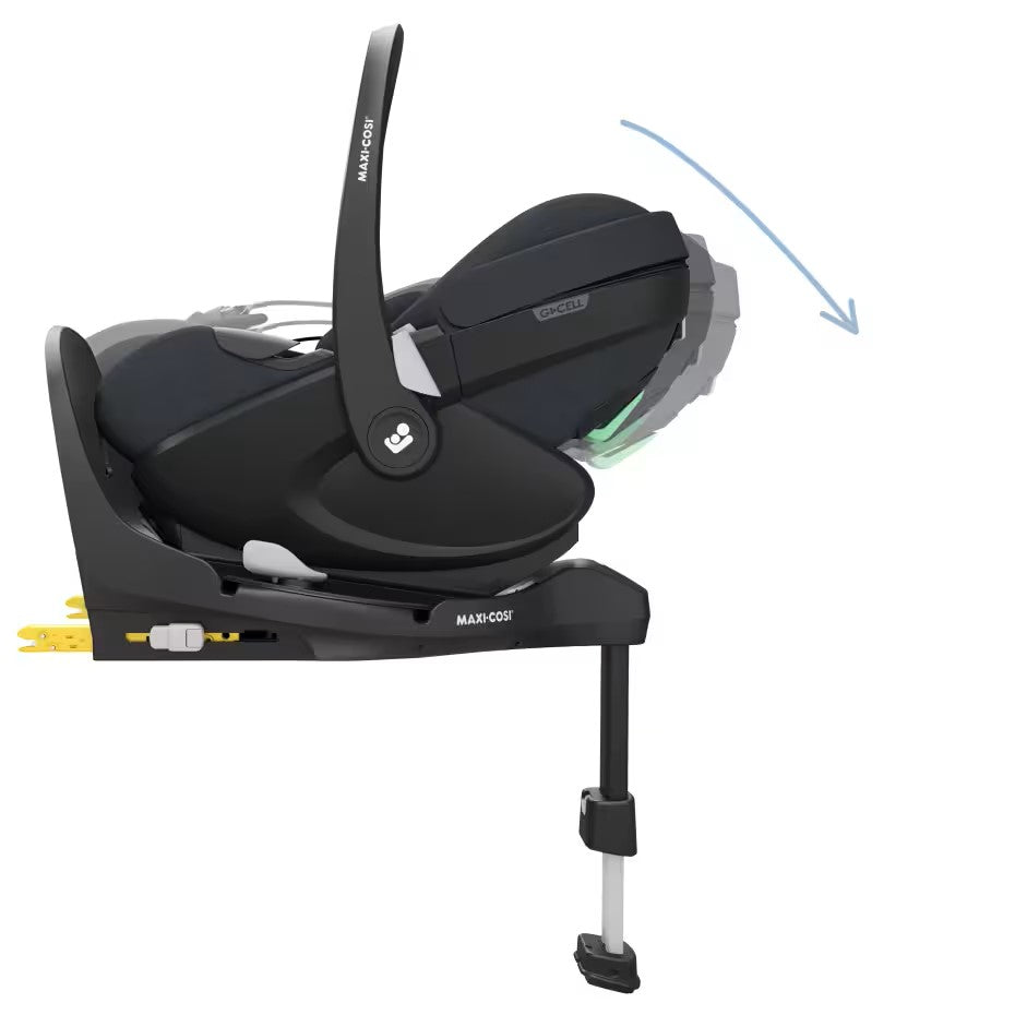 Maxi Cosi Pebble 360 Pro Ft. Slide Tech  in essential graphite