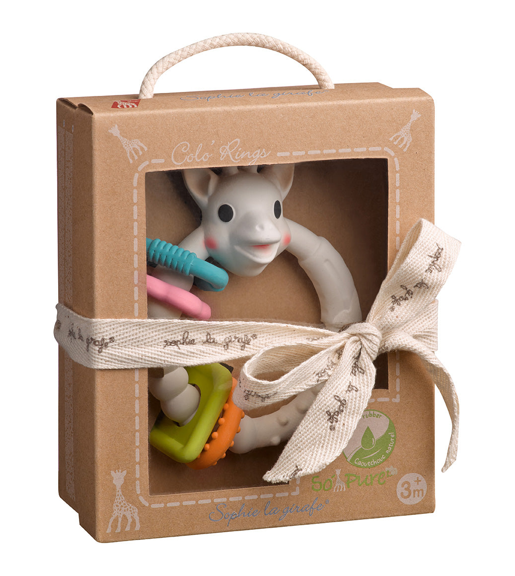 Sophie the giraffe, Sophie la giraffe, So'Pure Colo'Rings, sophie bath toy