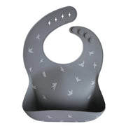 Mushie silicone baby bib seagull cadet:image,small_image,thumbnail,swatch_image