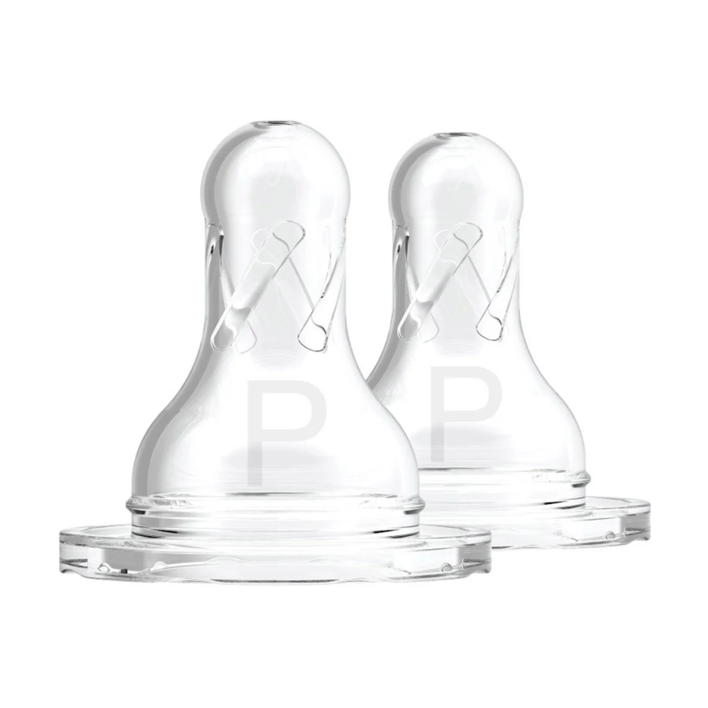 Dr Brown's Narrow Neck Teats - 2 Pack - Dr Brown's - Dimples