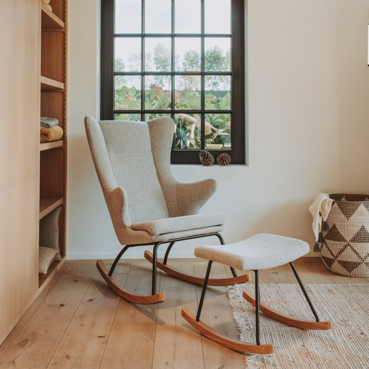 Quax rocking Chair in sand grey