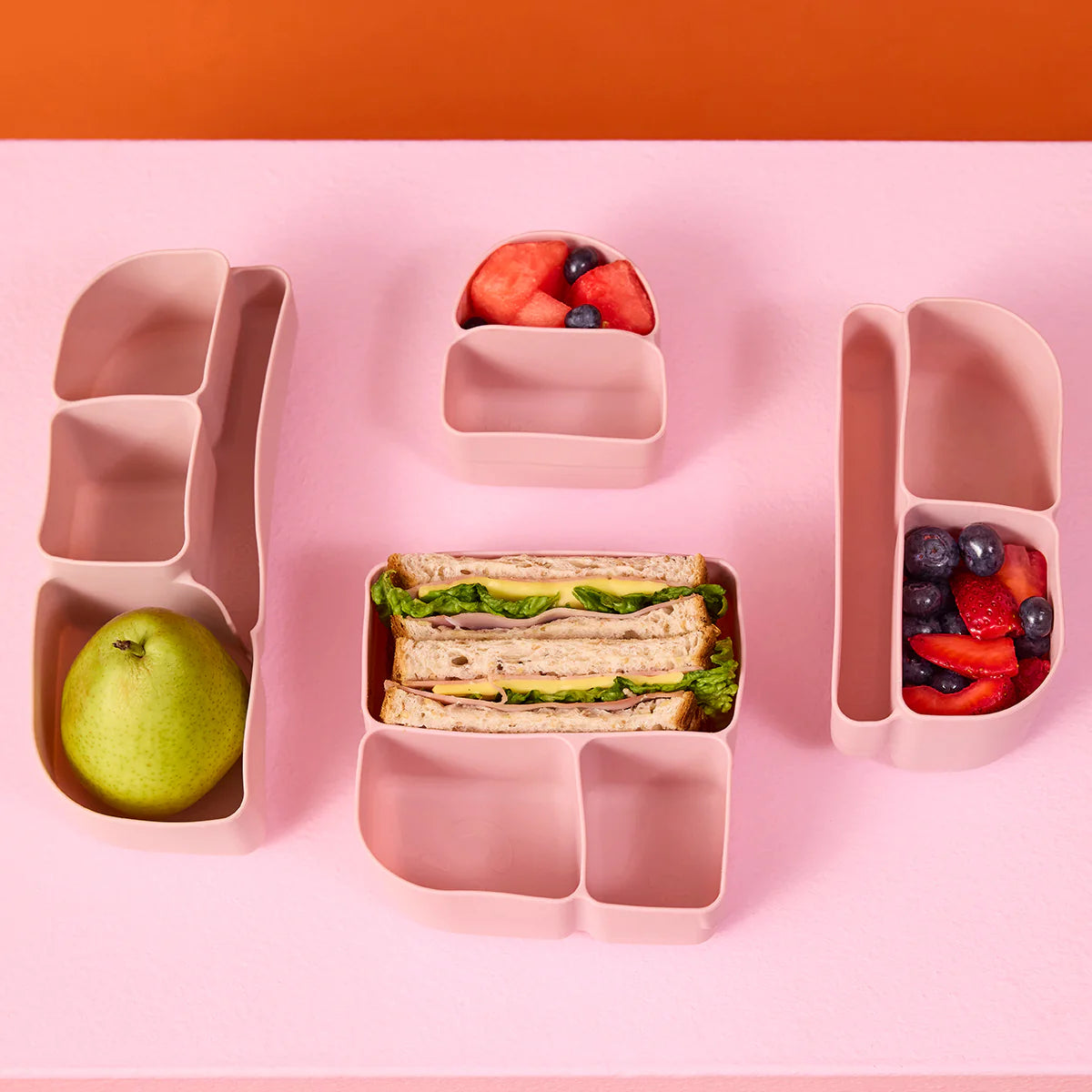 Silicone Bento Buddy - Lunchbox Insert Berry - B.Box