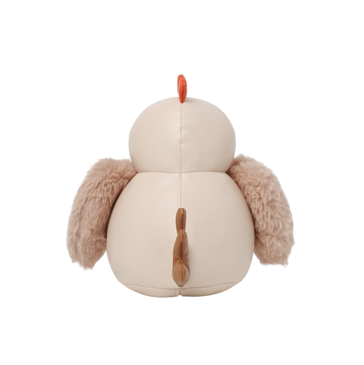 Musical Paulette the Hen toy in beige from little big friends rear view