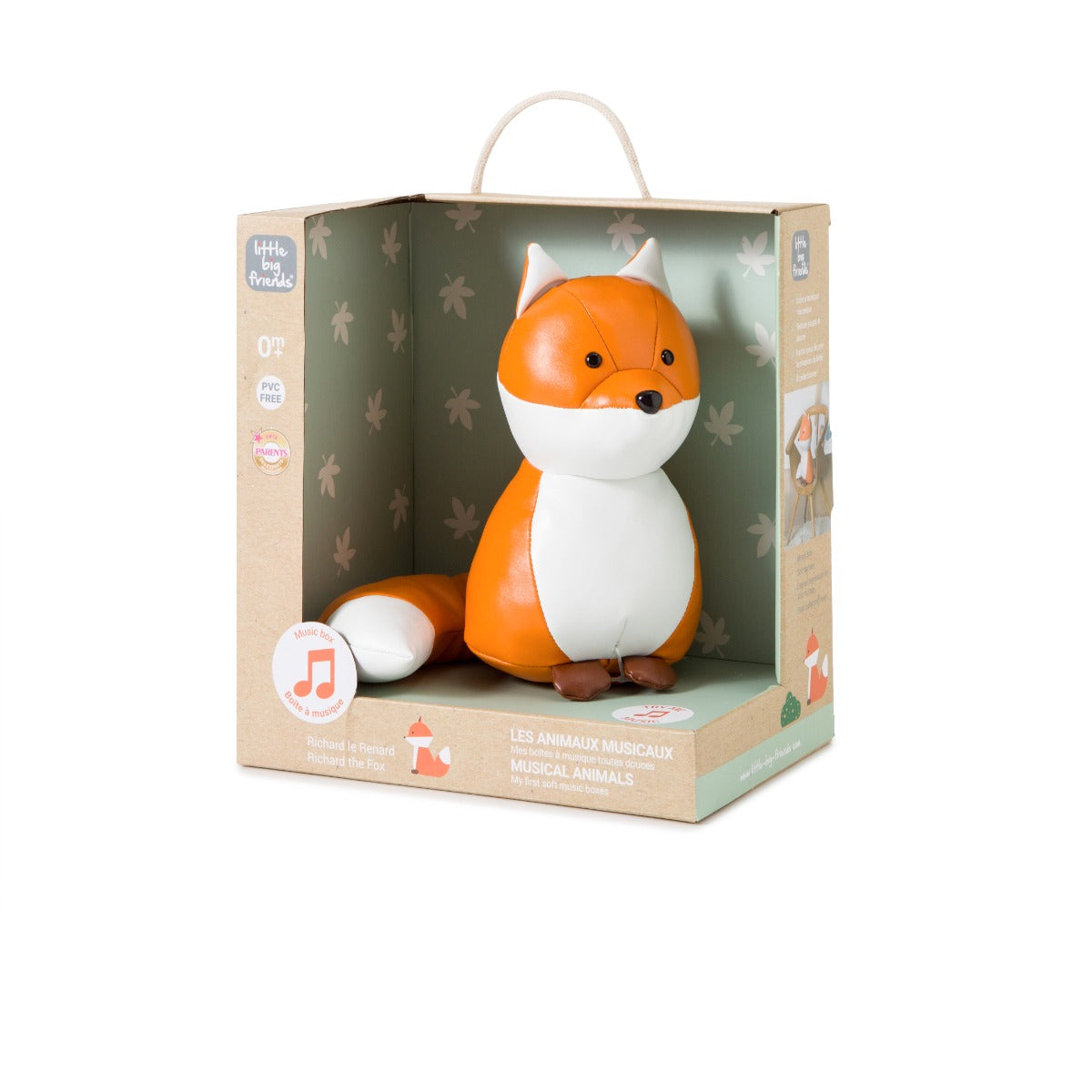 Little big friends Richard the fox musical friend in packaging