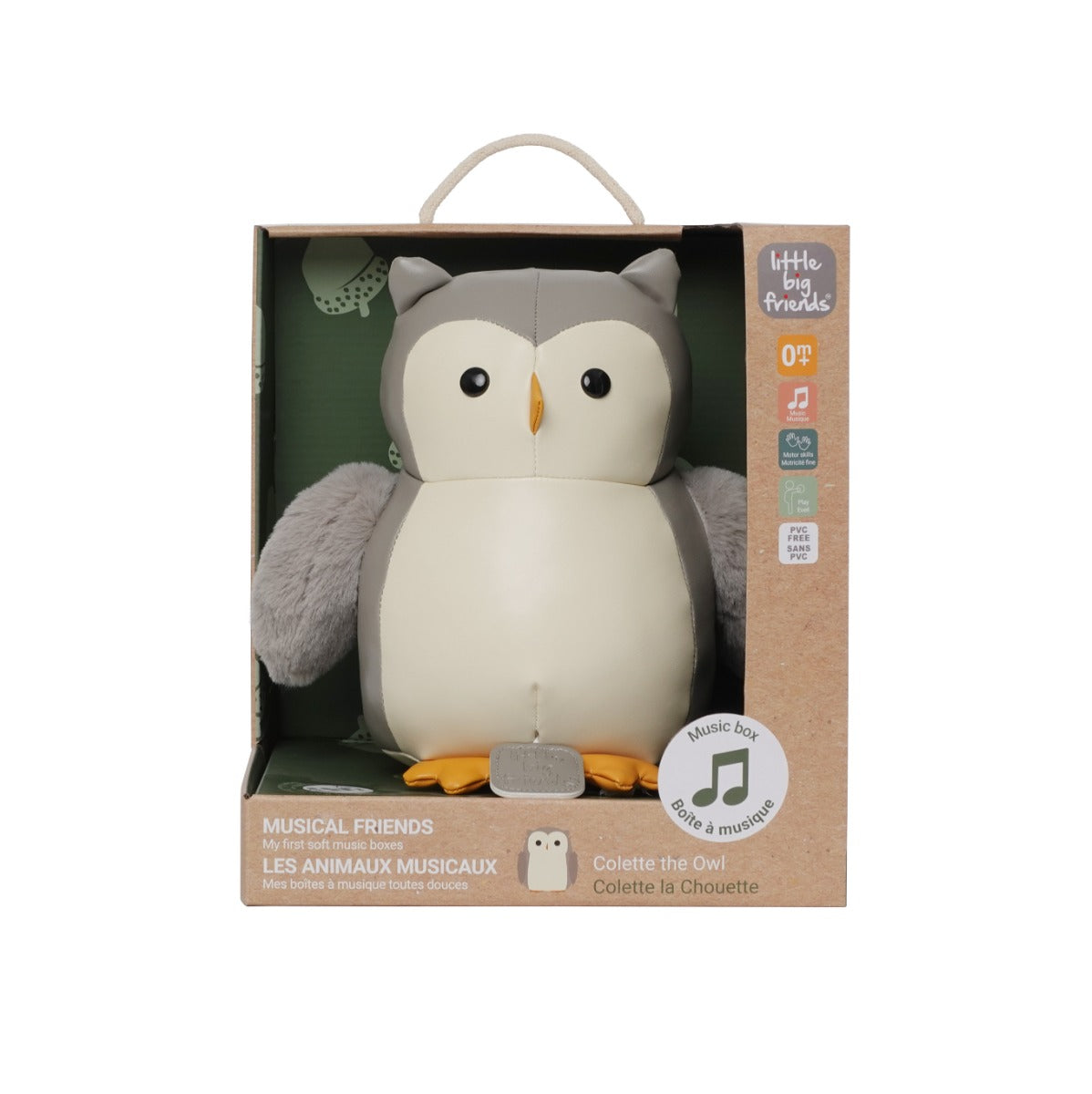 Little big friends musical friends Colette the Owl in packaging