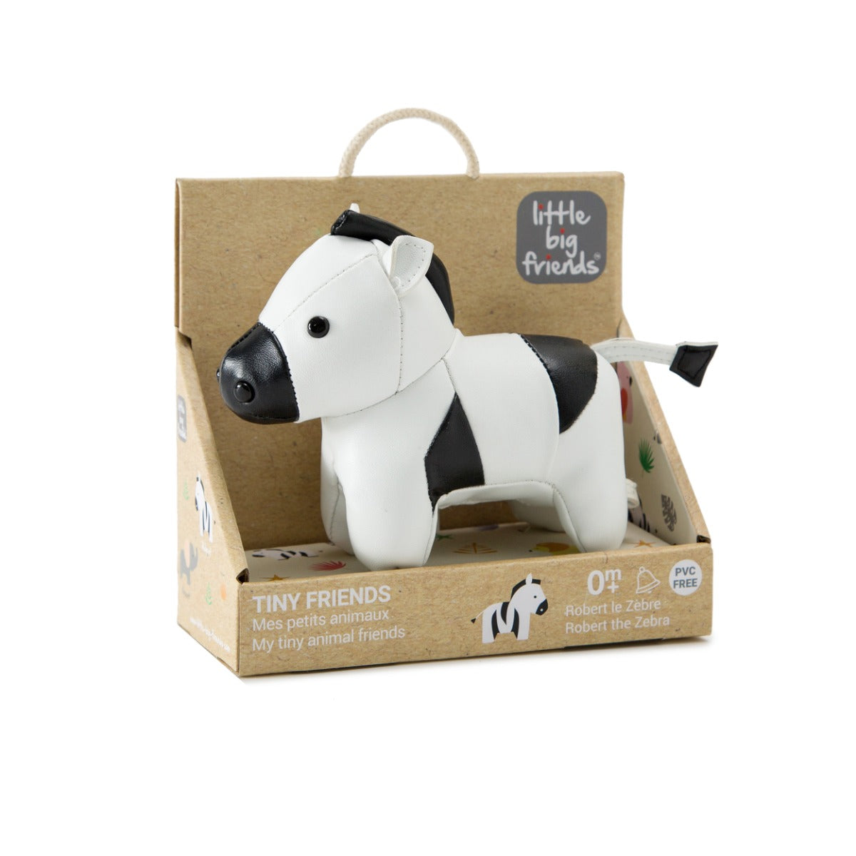 Little Big Friends Tiny Friends Zebra in packaging
