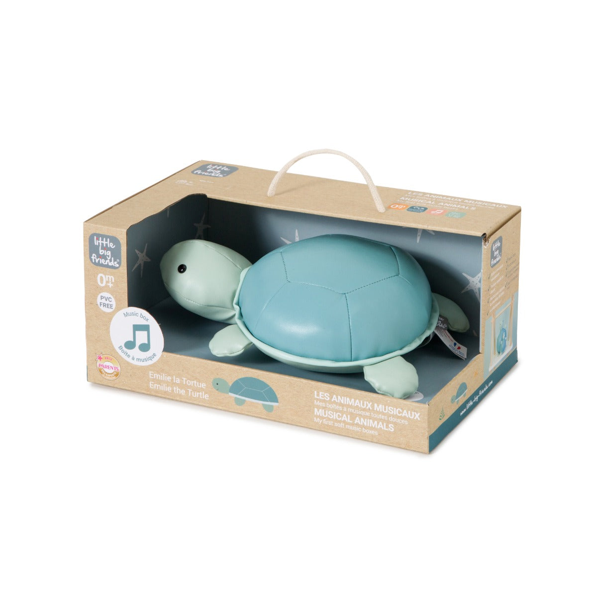 Musical Friends - Emilie the Turtle from Little Big Friends in packaging