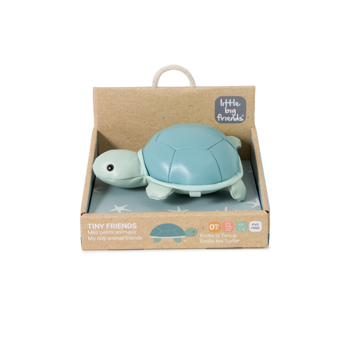 Little Big Friends tiny friends Emilie the Turtle in a packaging