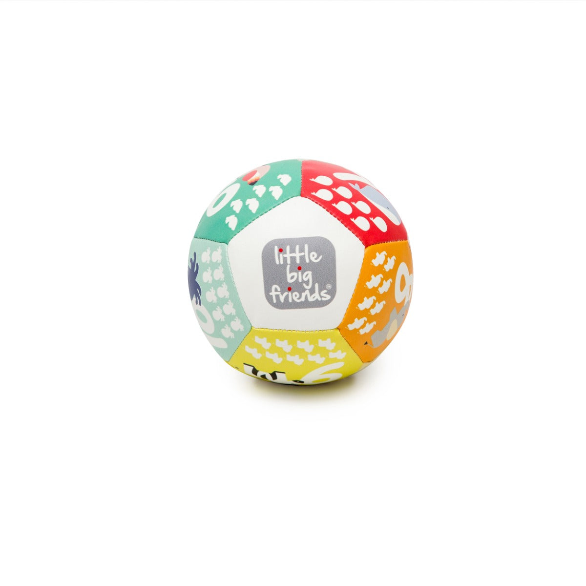Little big friends discovery soft ball for kids with numbers and animals
