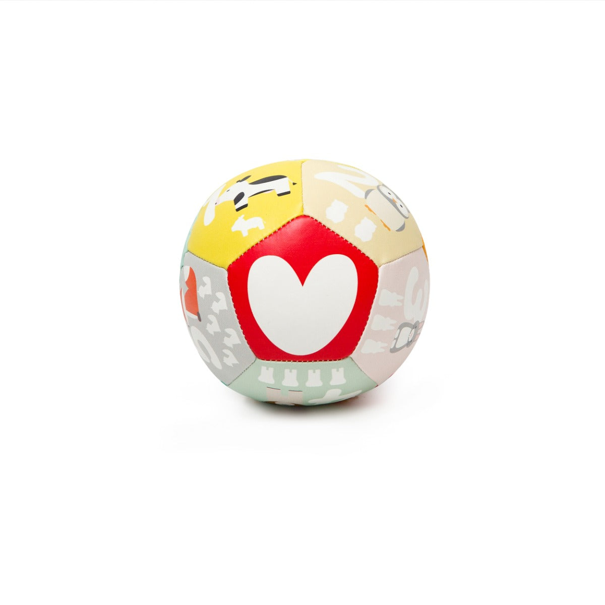 Little big friends discovery soft ball for kids with numbers and animals