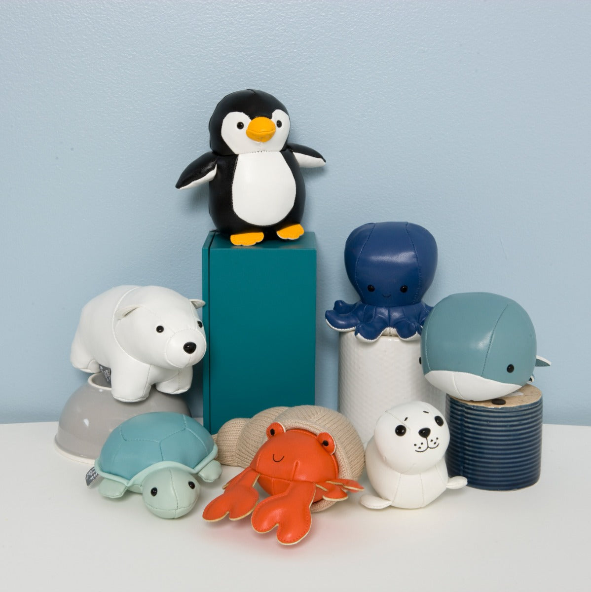 Tiny Friends - Elliot the Seal from Little Big Friends with other aquatic animals toys