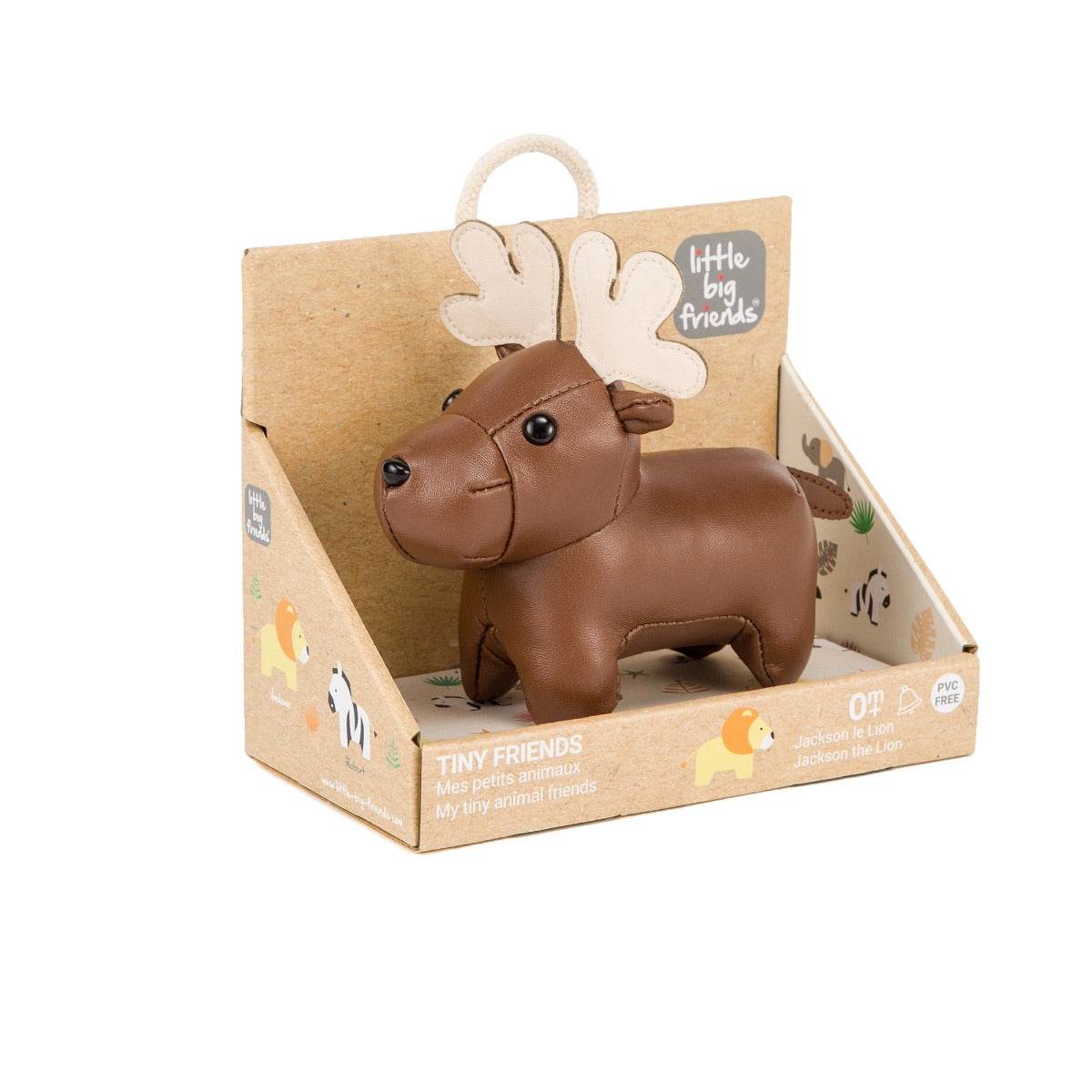 Little Big Friend Tiny Friends Moose in packaging
