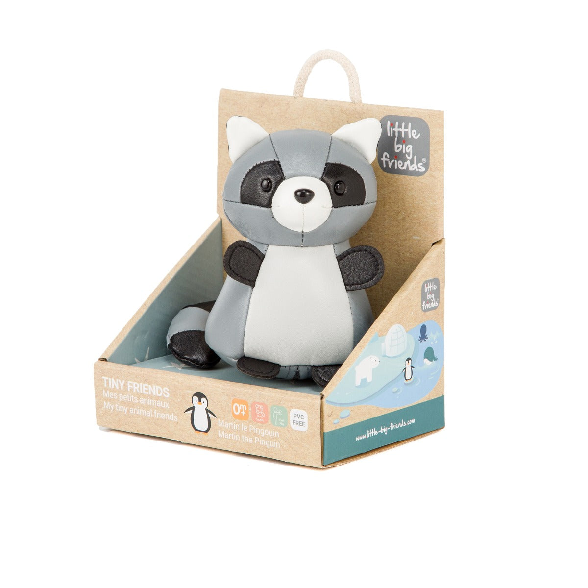 Tiny raccoon toy from little big friends