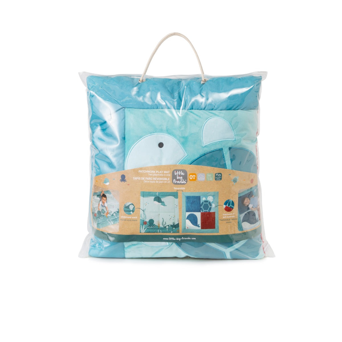 Patchwork Playmat - Ocean - Little Big Friends - Dimples