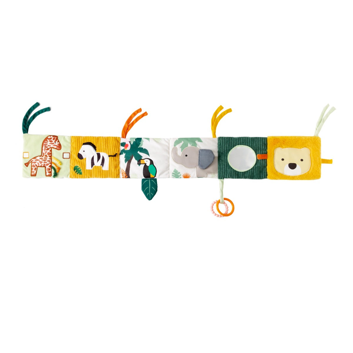 Little Big Friends Activity Book in jungle theme open