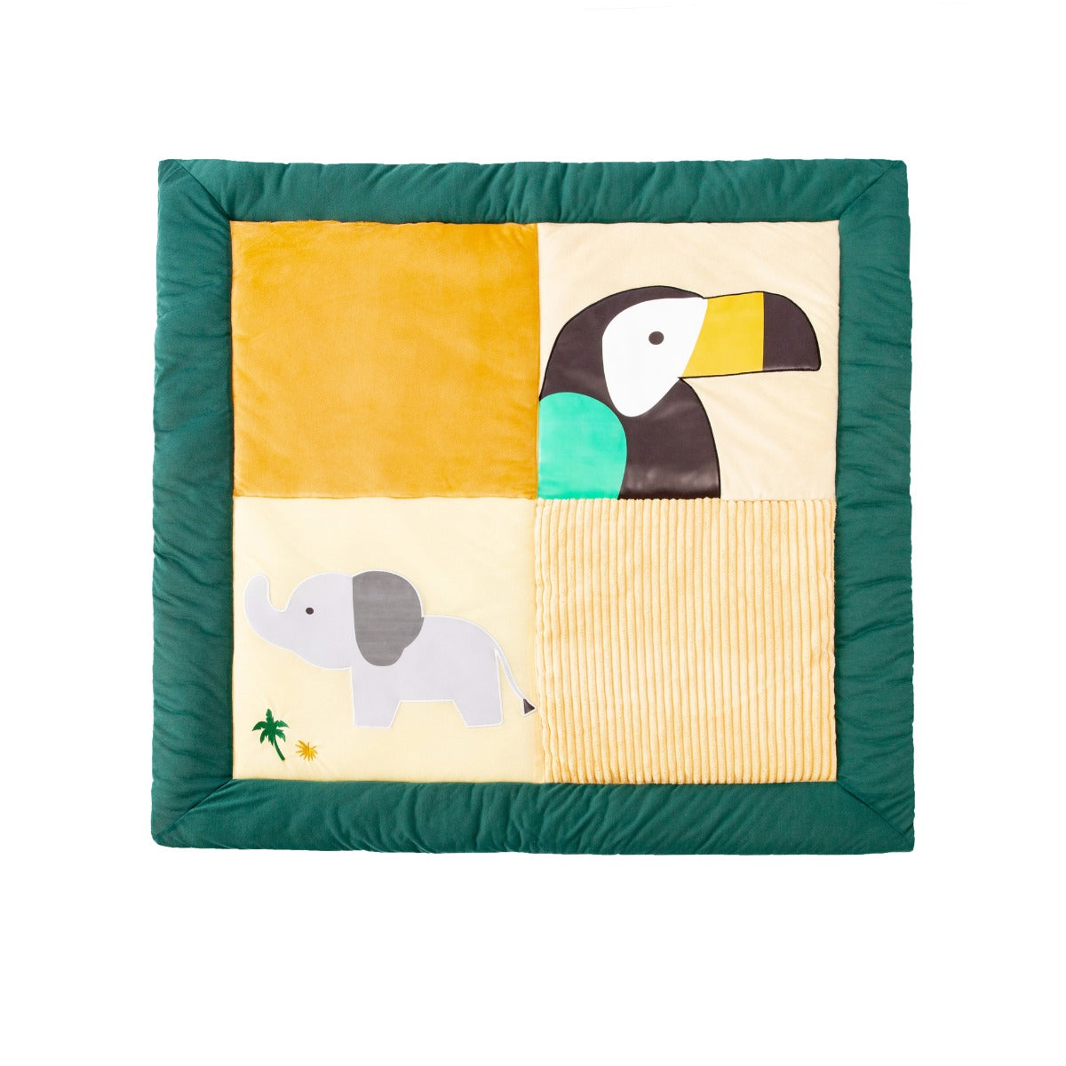 Little Big Friends Patchwork kids reversible playmat:image,small_image,thumbnail,swatch_image
