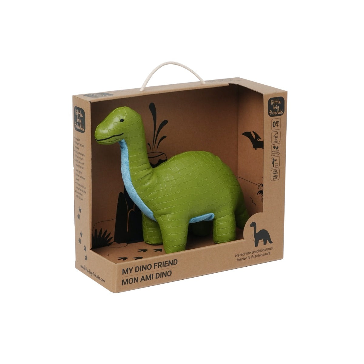 Little big friends Hector the Brachiosaurus in box