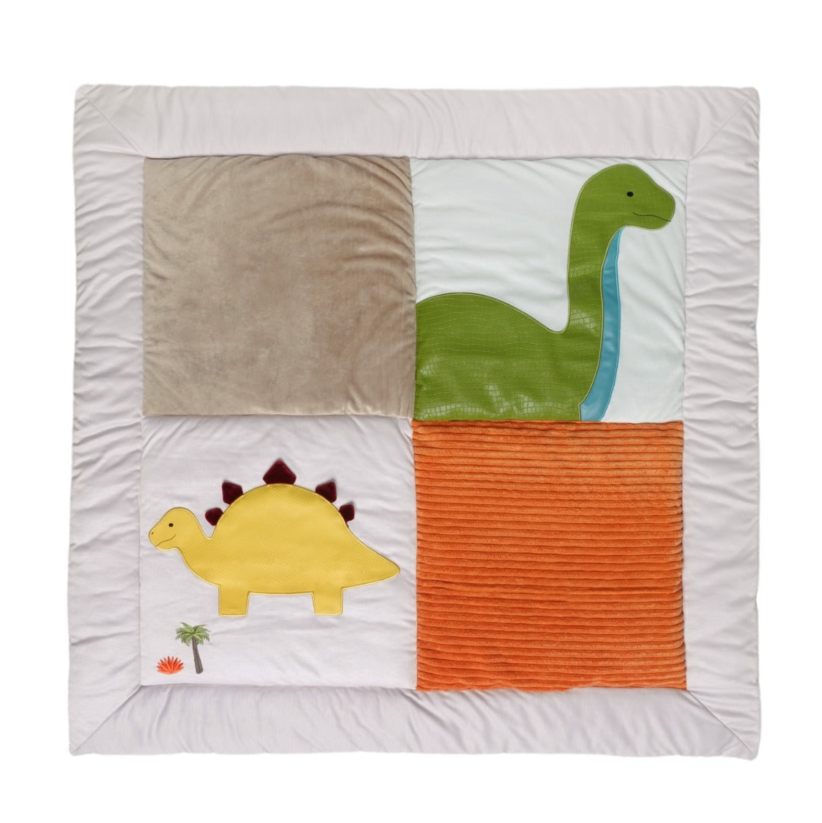 Patchwork kids reversible playmat in Dino theme in room:image,small_image,thumbnail,swatch_image