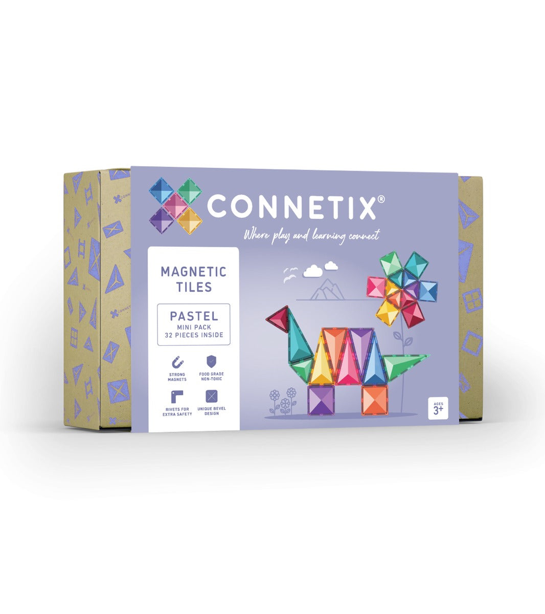 Connetix Pastel Mini Tiles Pack 32 pcs:image,small_image,thumbnail,swatch_image