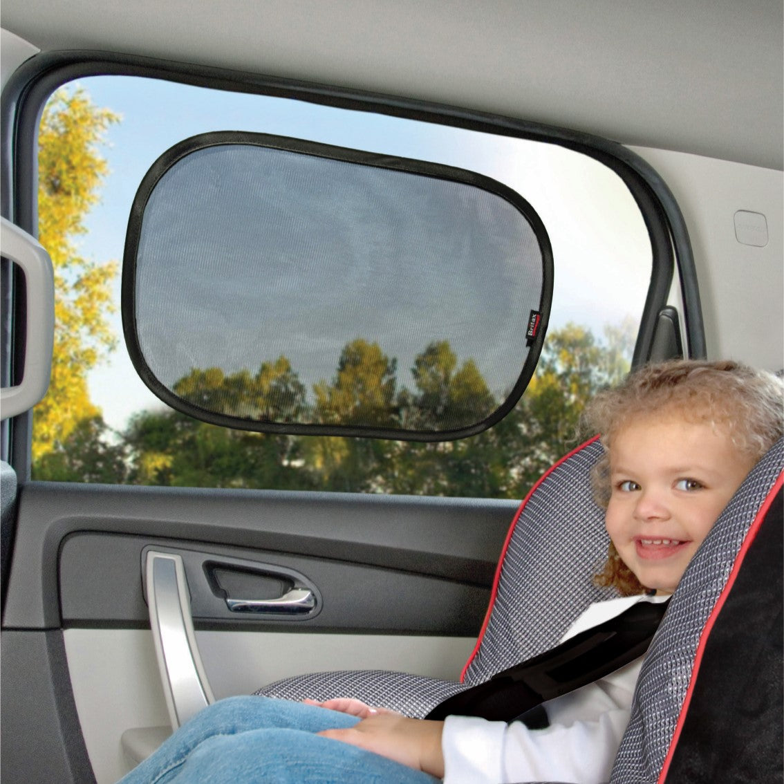 Britax EZ-Cling Window Shades in car