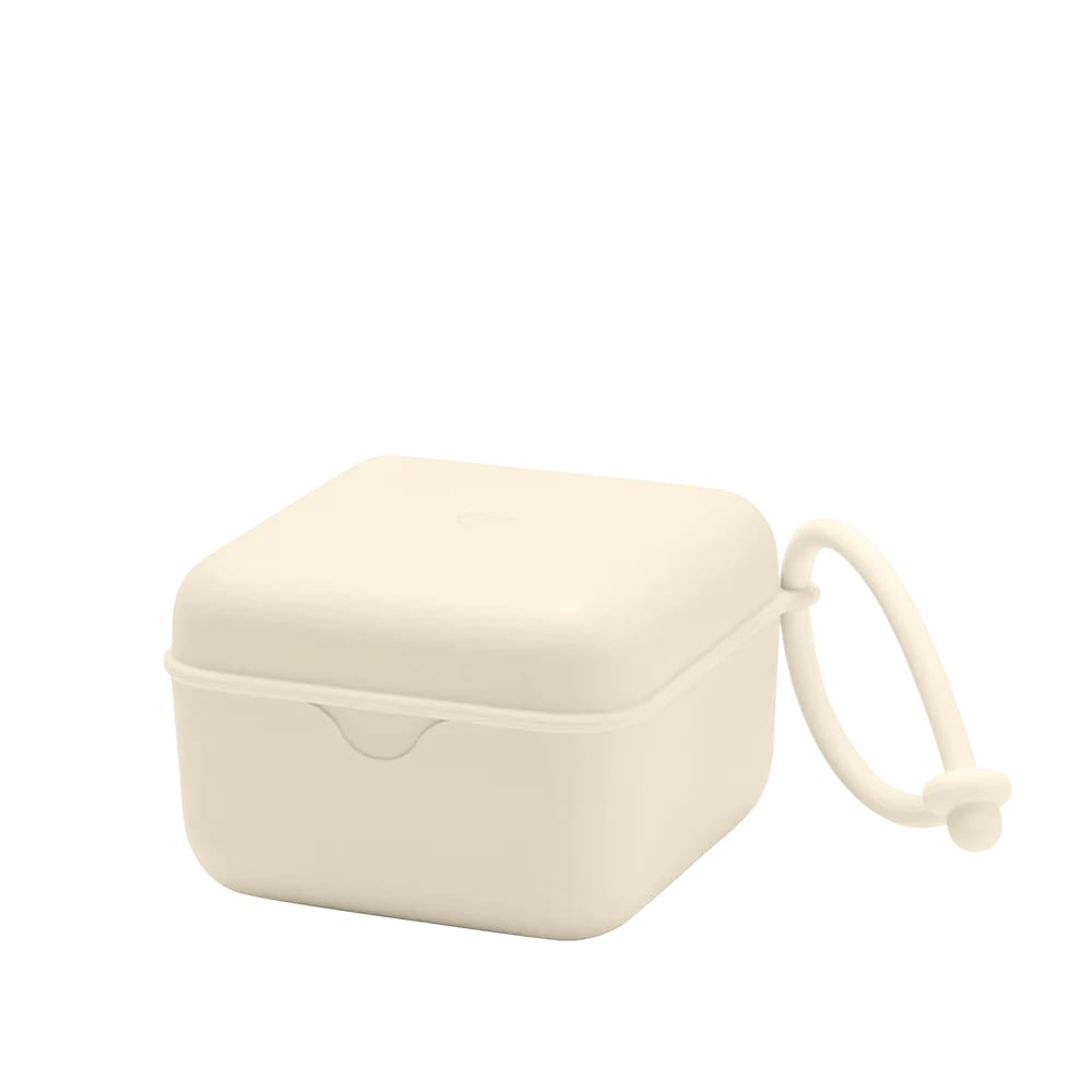 Bibs Brand Pacifier box in Ivory