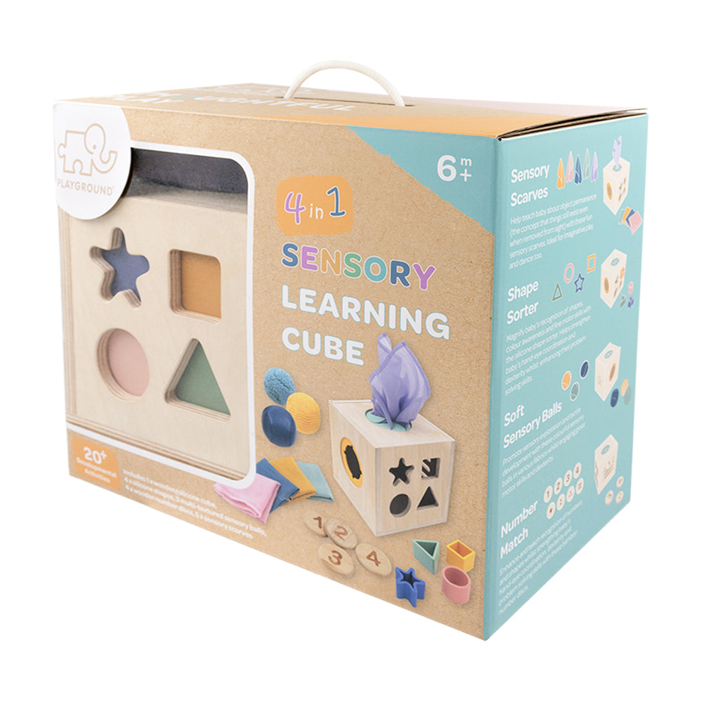 4 in 1 Sensory Cube - Playground - Dimples