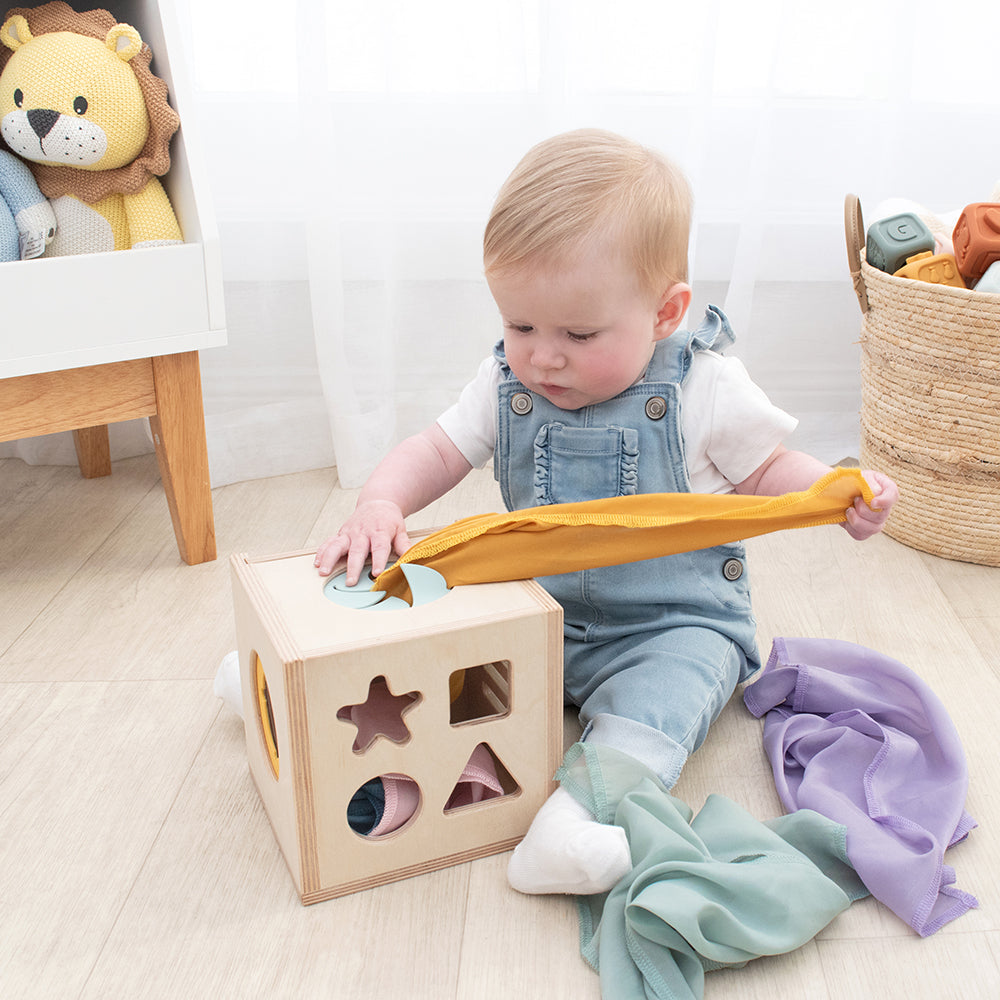 4 in 1 Sensory Cube - Playground - Dimples