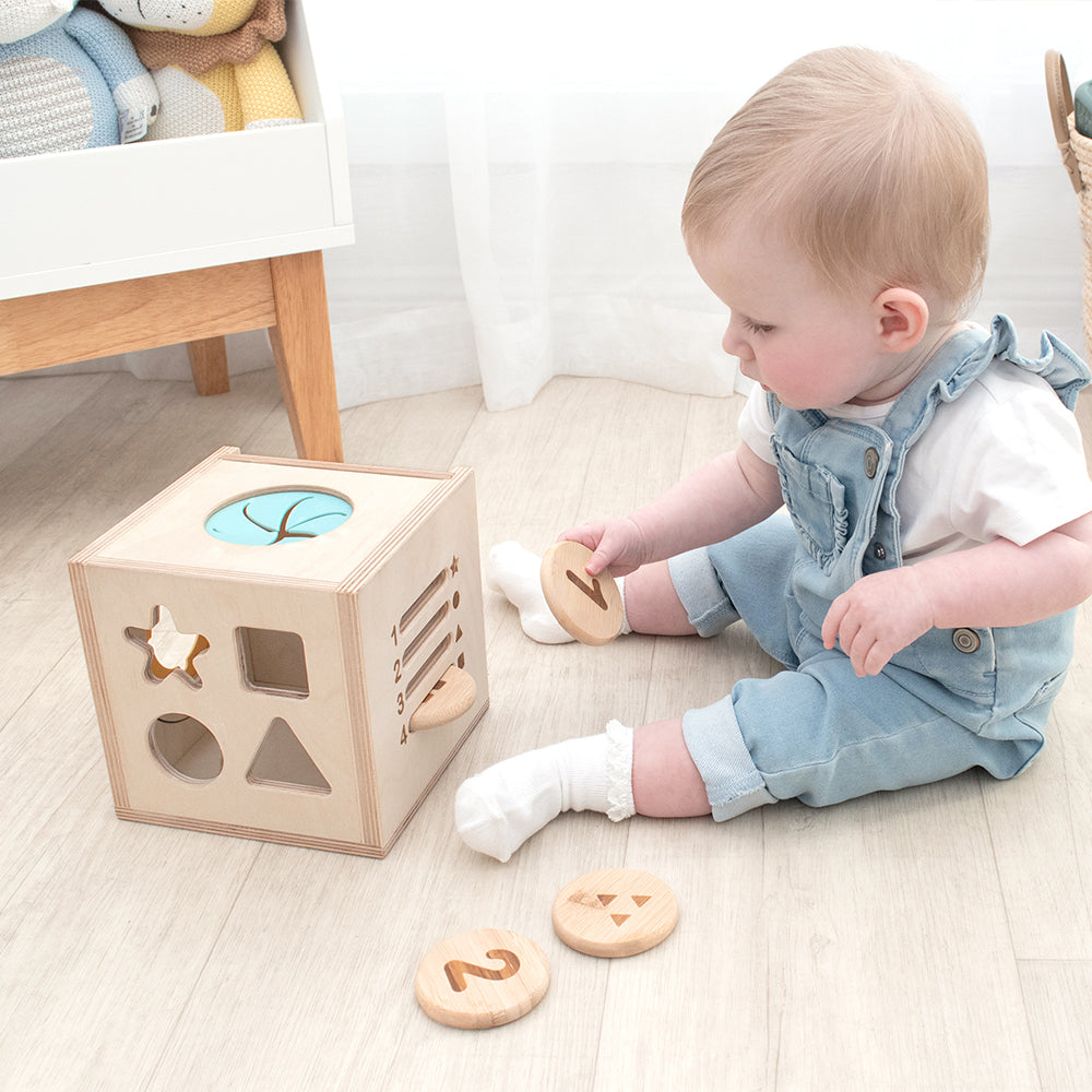 4 in 1 Sensory Cube - Playground - Dimples