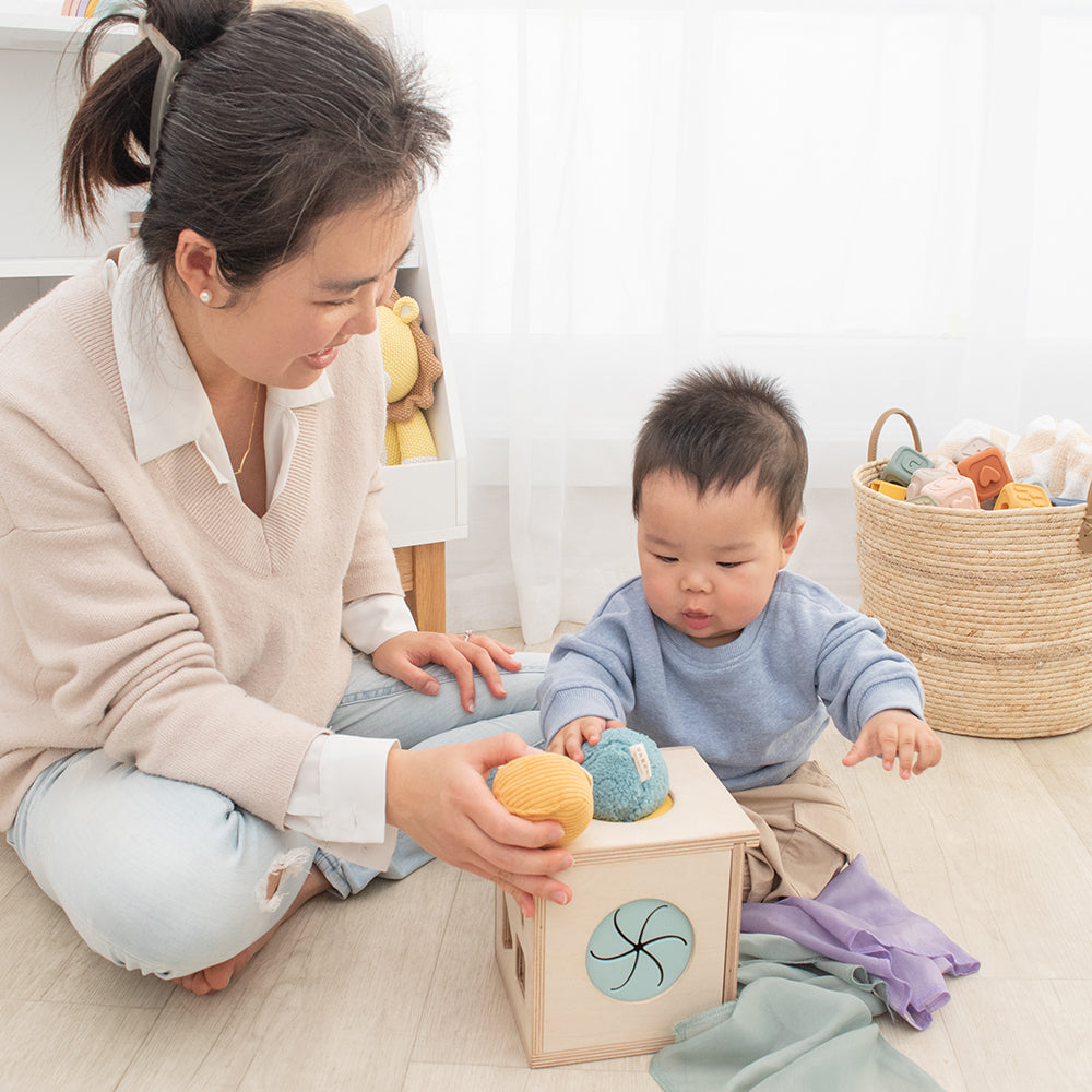 4 in 1 Sensory Cube - Playground - Dimples