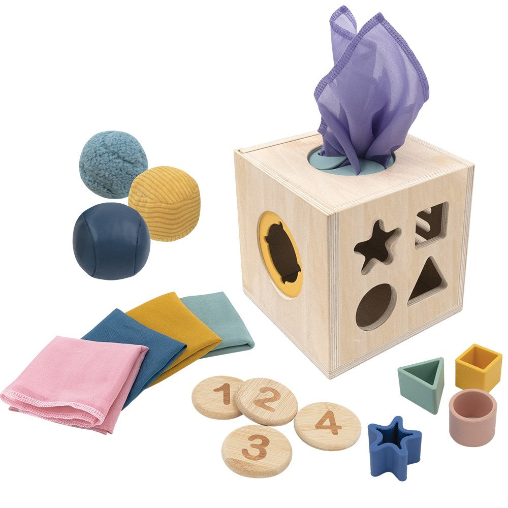 4 in 1 Sensory Cube - Playground - Dimples