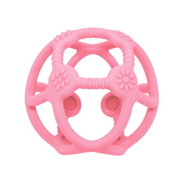 Silicone Teething Ball Light Pink - Playground