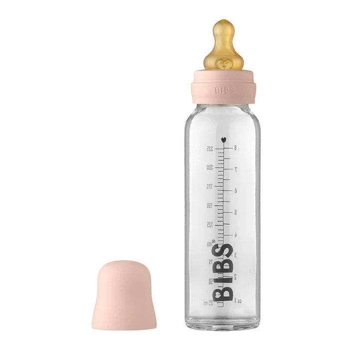 Bibs Latex Glass Bottle Set 225ml Blush:image,small_image,thumbnail,swatch_image