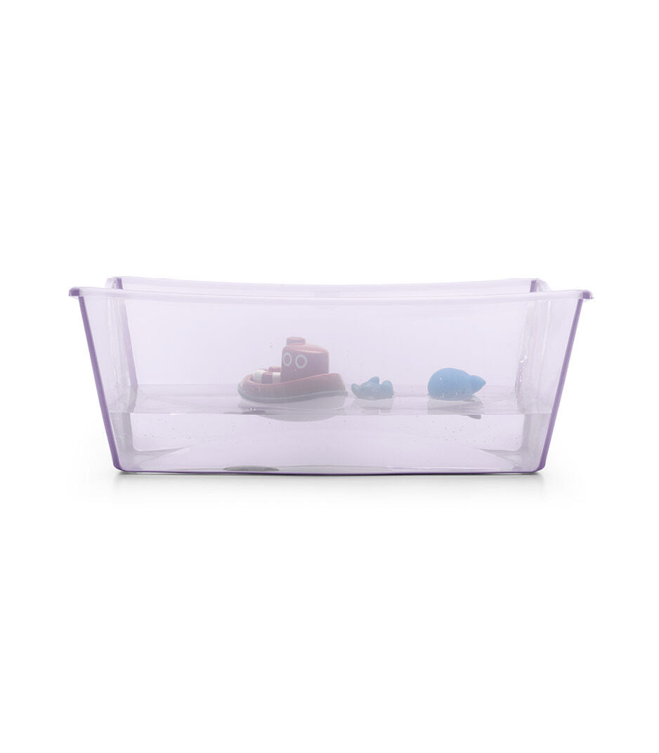Stokke Flexi Bath in Lavender from the side