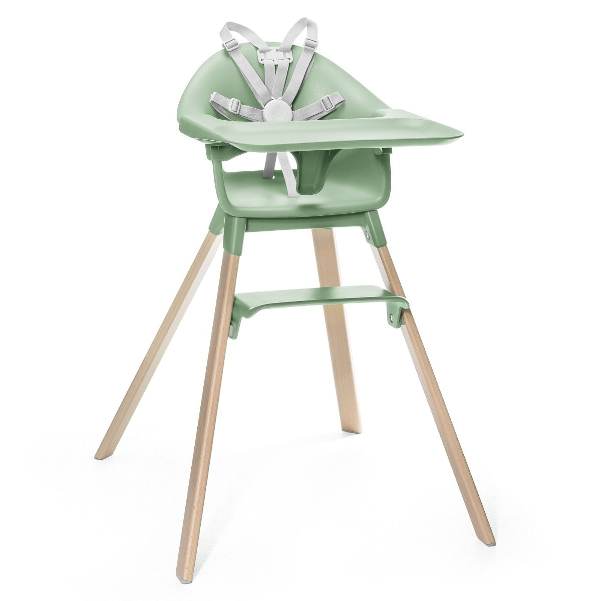Stokke Clikk Highchair in Clover Green with Tray:image,small_image,thumbnail,swatch_image