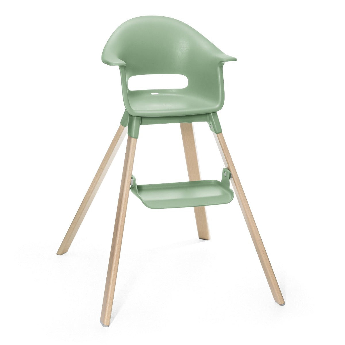 Stokke Clikk Highchair in Clover Green for child feeding 