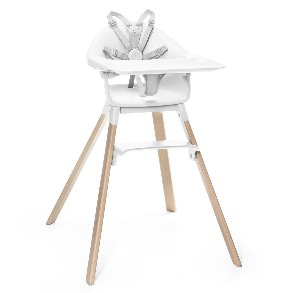 Stokke Clikk Highchair In White with Tray:image,small_image,thumbnail,swatch_image
