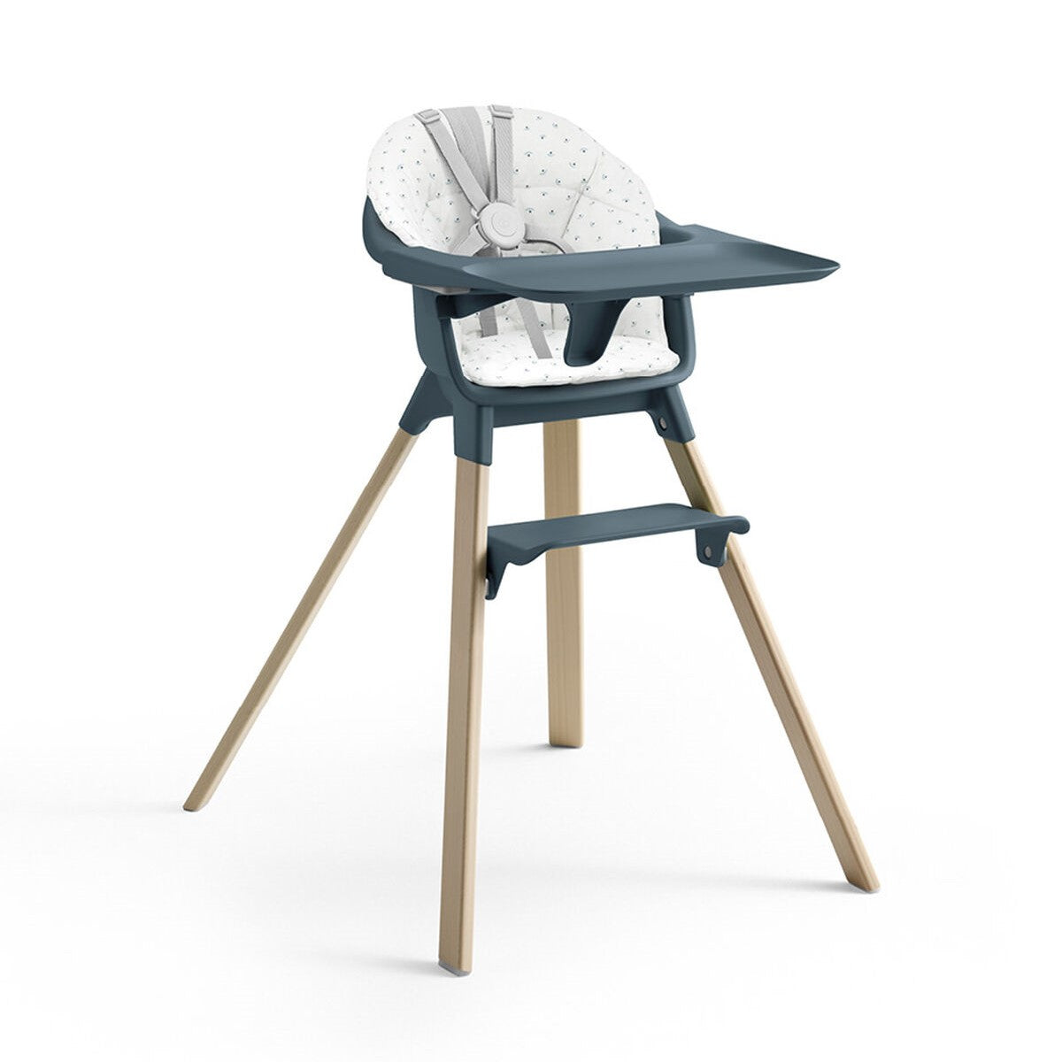 blueberry boat cushion for the stokke clikk highchair