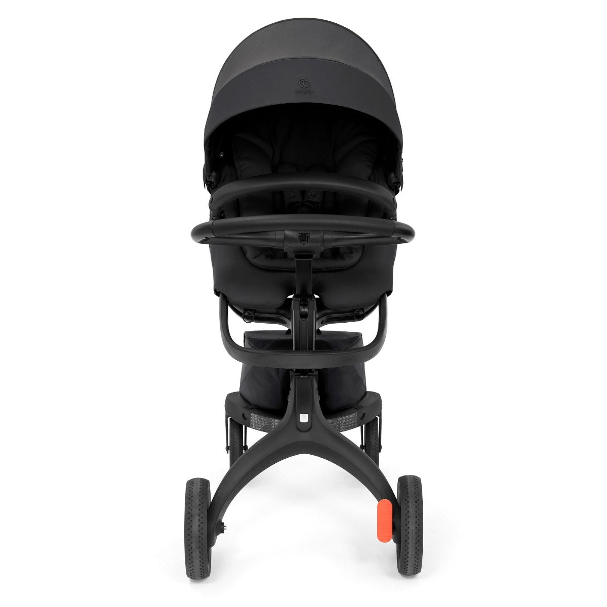 Stokke Xplory X in Rich Black front view