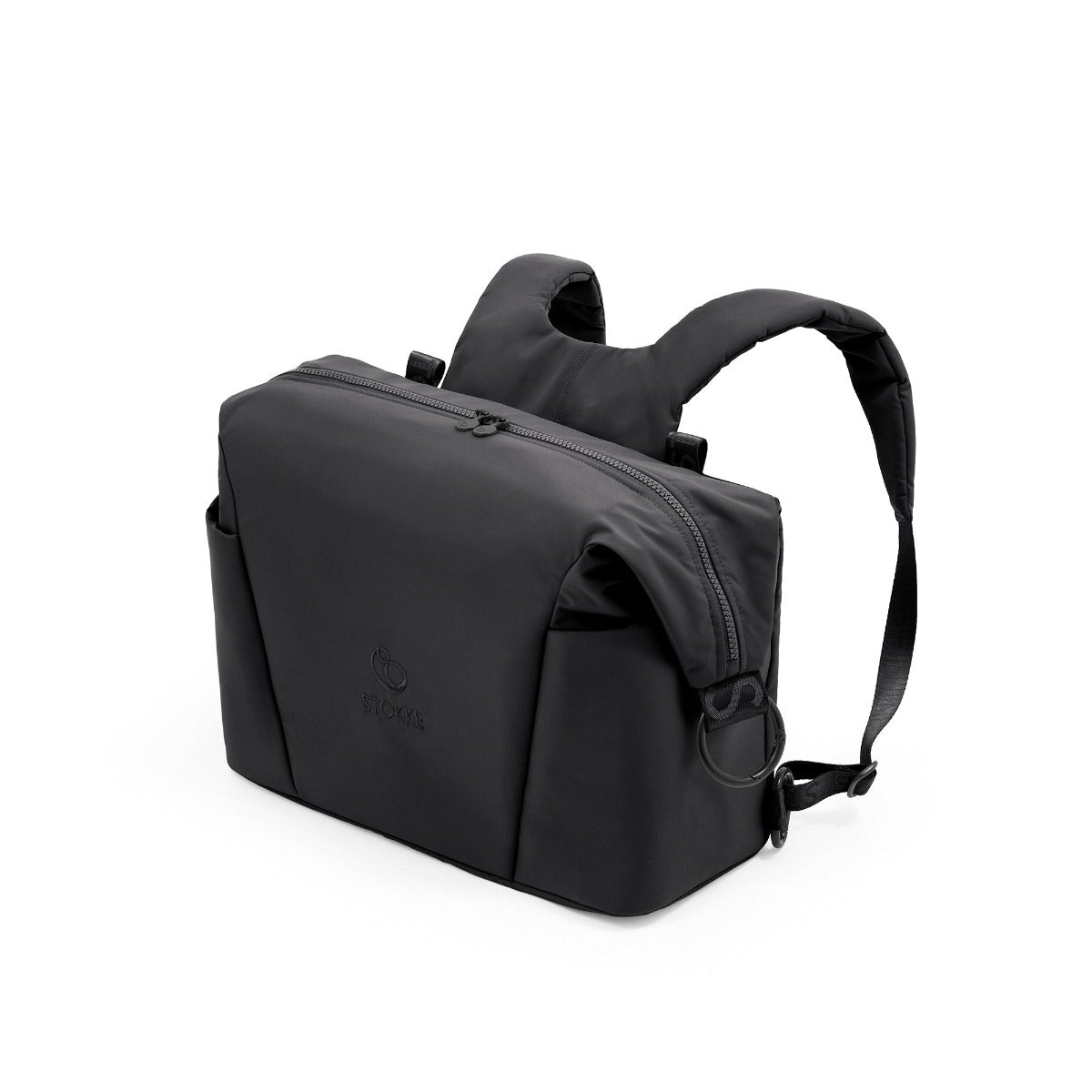 Stokke Xplory X Change bag in rich black Backpack style:image,small_image,thumbnail,swatch_image