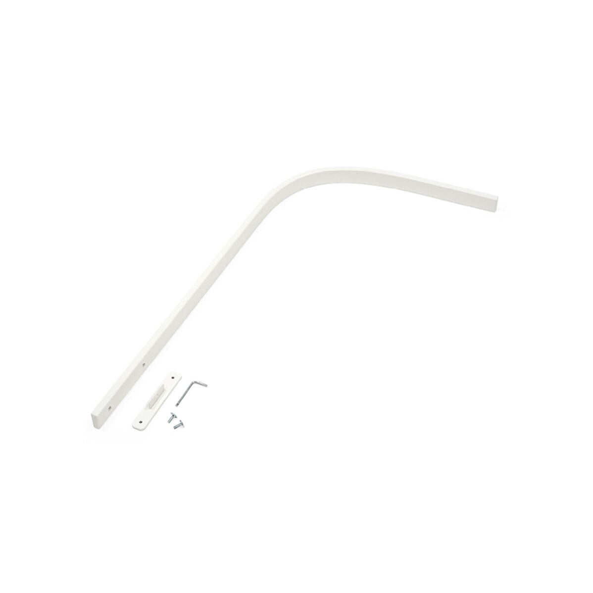 sleepi Drape Rod V3 with screws white:image,small_image,thumbnail,swatch_image
