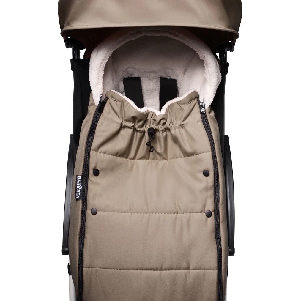 yoyo footmuff in taupe for babyzen stroller