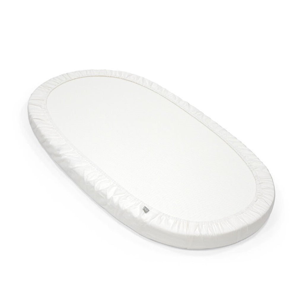 stokke sleepi bed fitted sheet white